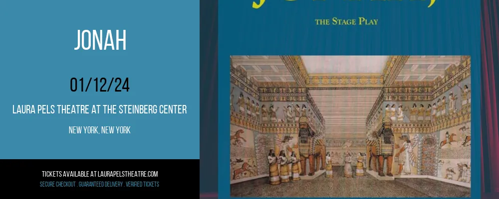 Jonah at Laura Pels Theatre At The Steinberg Center